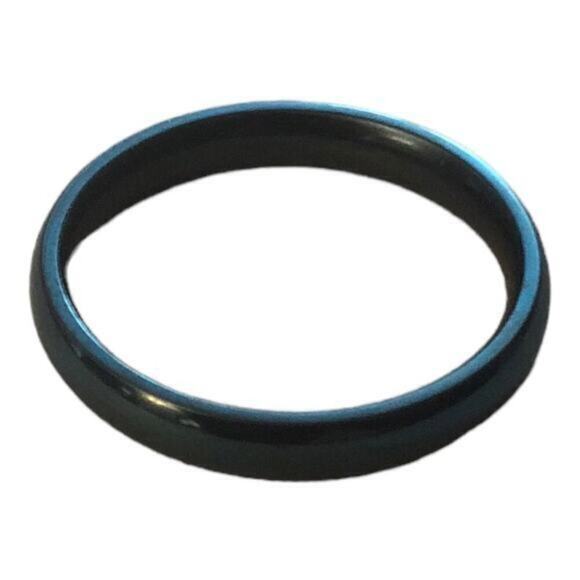 New blue stainless steel ring size 7‎ - Picture 3 of 3